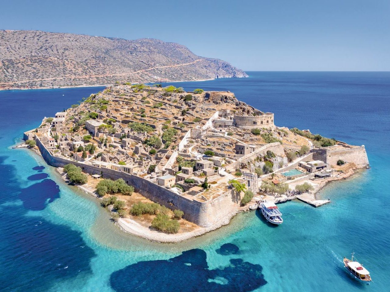 Wyspa Spinalonga, Kreta - punkty wycieczki fakultatywnej Spinalonga i miejscowości Zatoki Mirabello