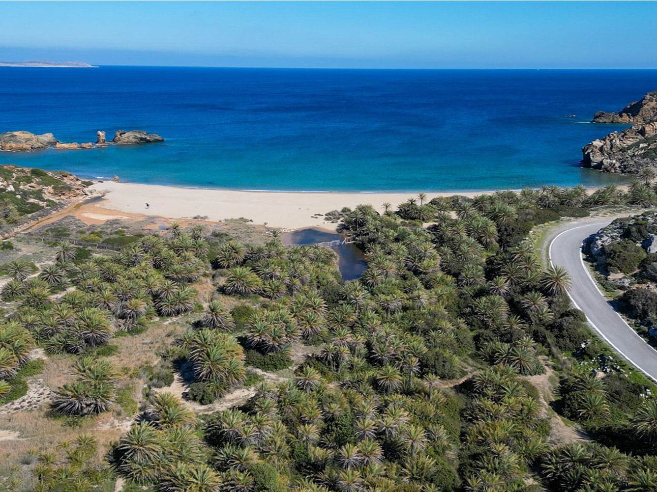 Plaża Vai, Kreta poza sezonem turystycznym - atrakcja poczas wycieczki fakultatywnej Magiczny Wschód Krety