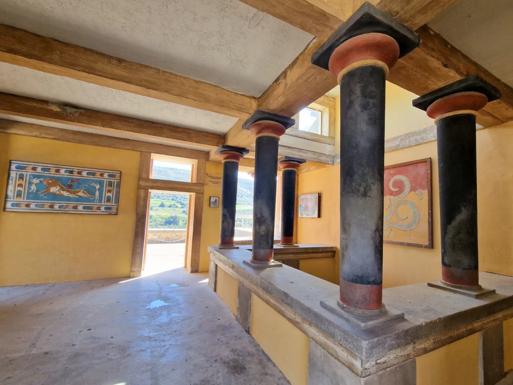 Pałac w Knossos - wnętrze