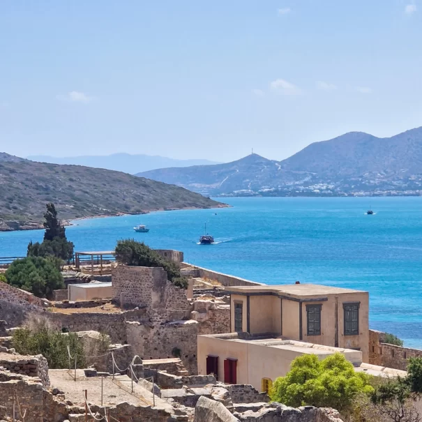 Spinalonga - widok - punkt wycieczki fakultatywnej Wycieczka Spinalonga i Agios Nikolaos Premium